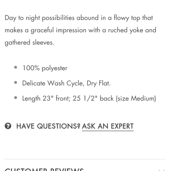 Gibson ruched long sleeved blouse - Picture 3 of 3